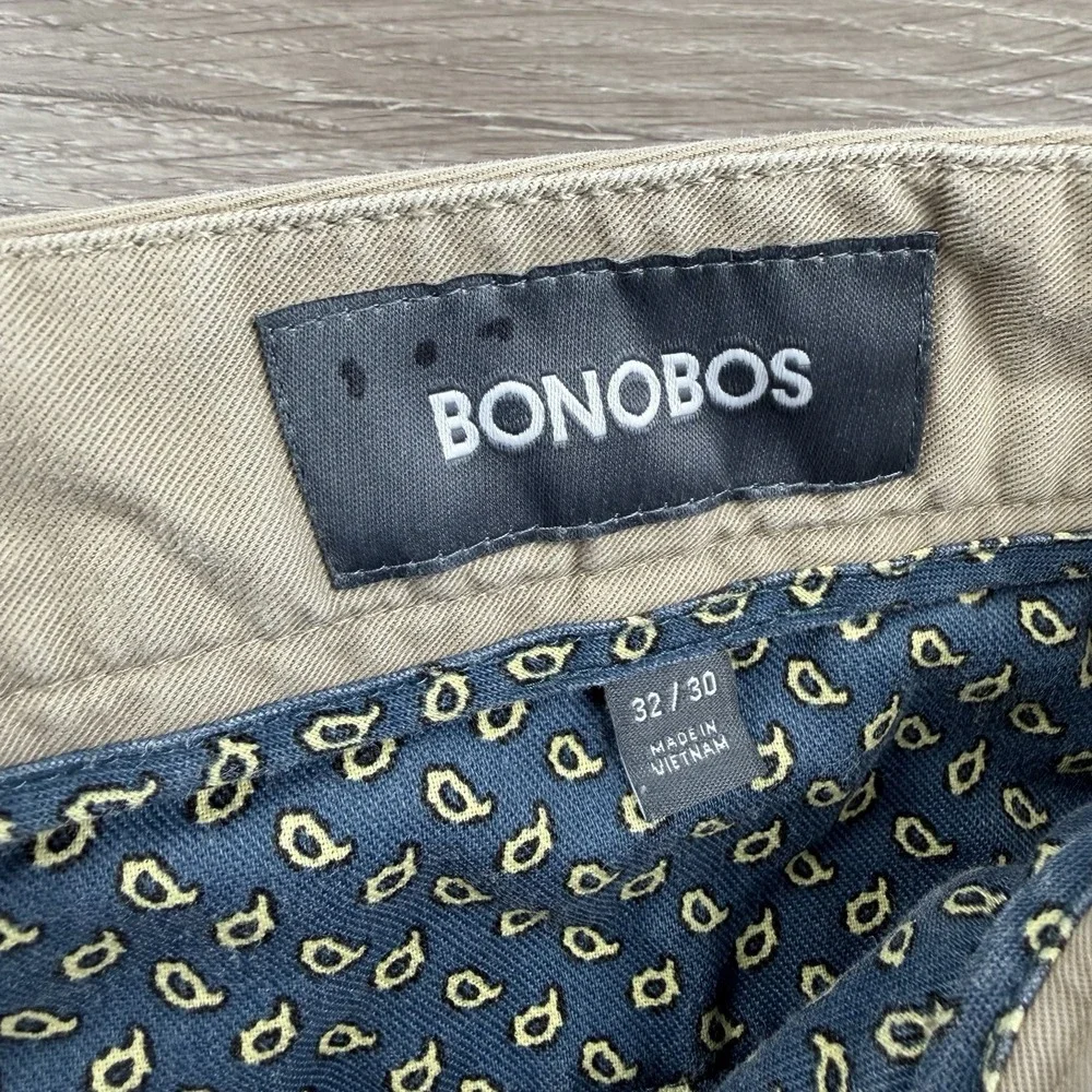Bonobos Men's Athletic Fit Chino Pants Khaki Beige Size Fits 32x29